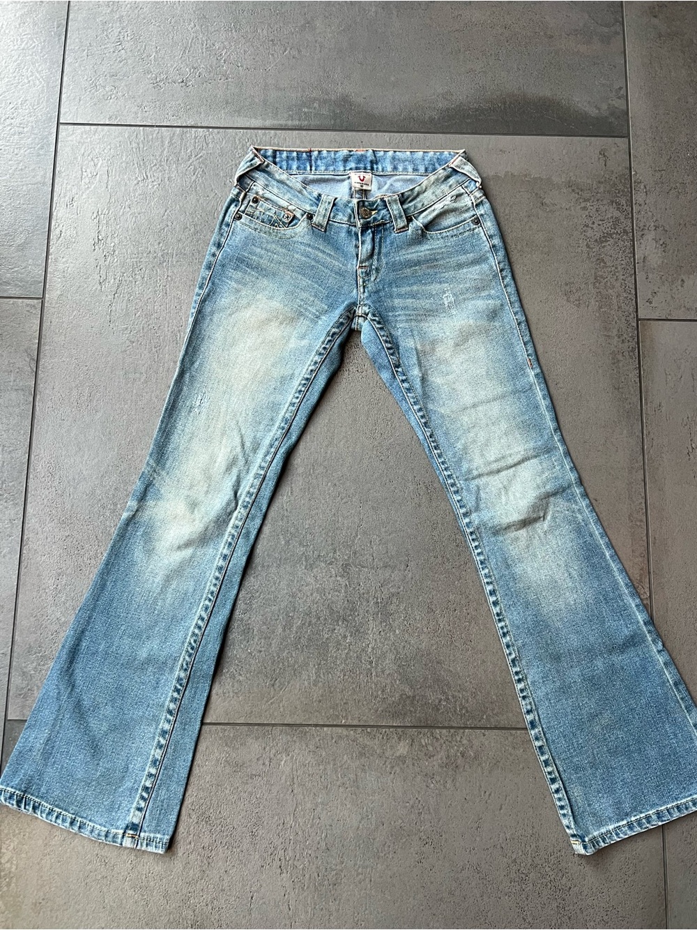 Vintage True Religion Kama Sutra Blue Flare Jeans